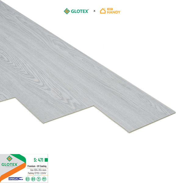 Sàn nhựa hèm khóa Glotex s471 4mm