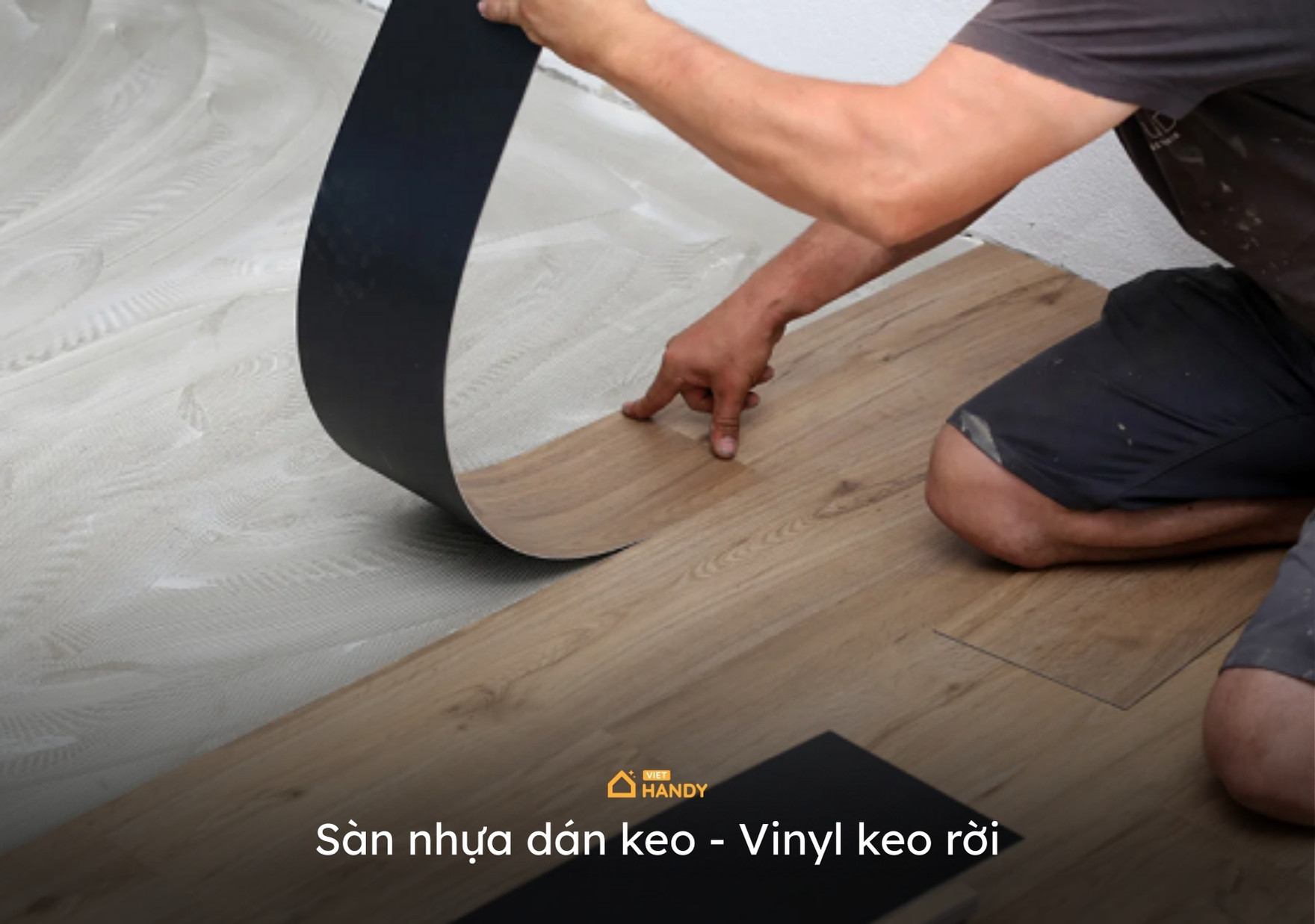 Sàn nhựa dán keo - sàn nhựa vinyl (PVC)