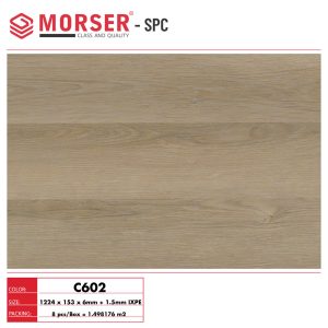 Sàn nhựa hèm khóa Morser C602
