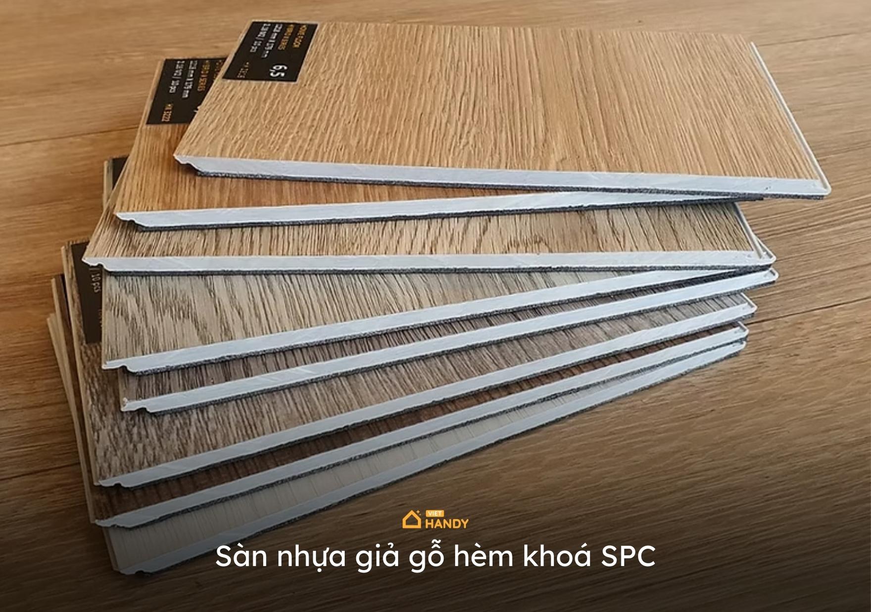 Sàn nhựa hèm khoá SPC - Stone Plastic Composite