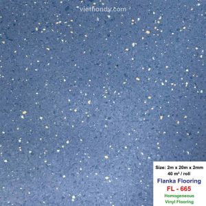 Sàn vinyl kháng khuẩn 2mm FL-665 FLANKA