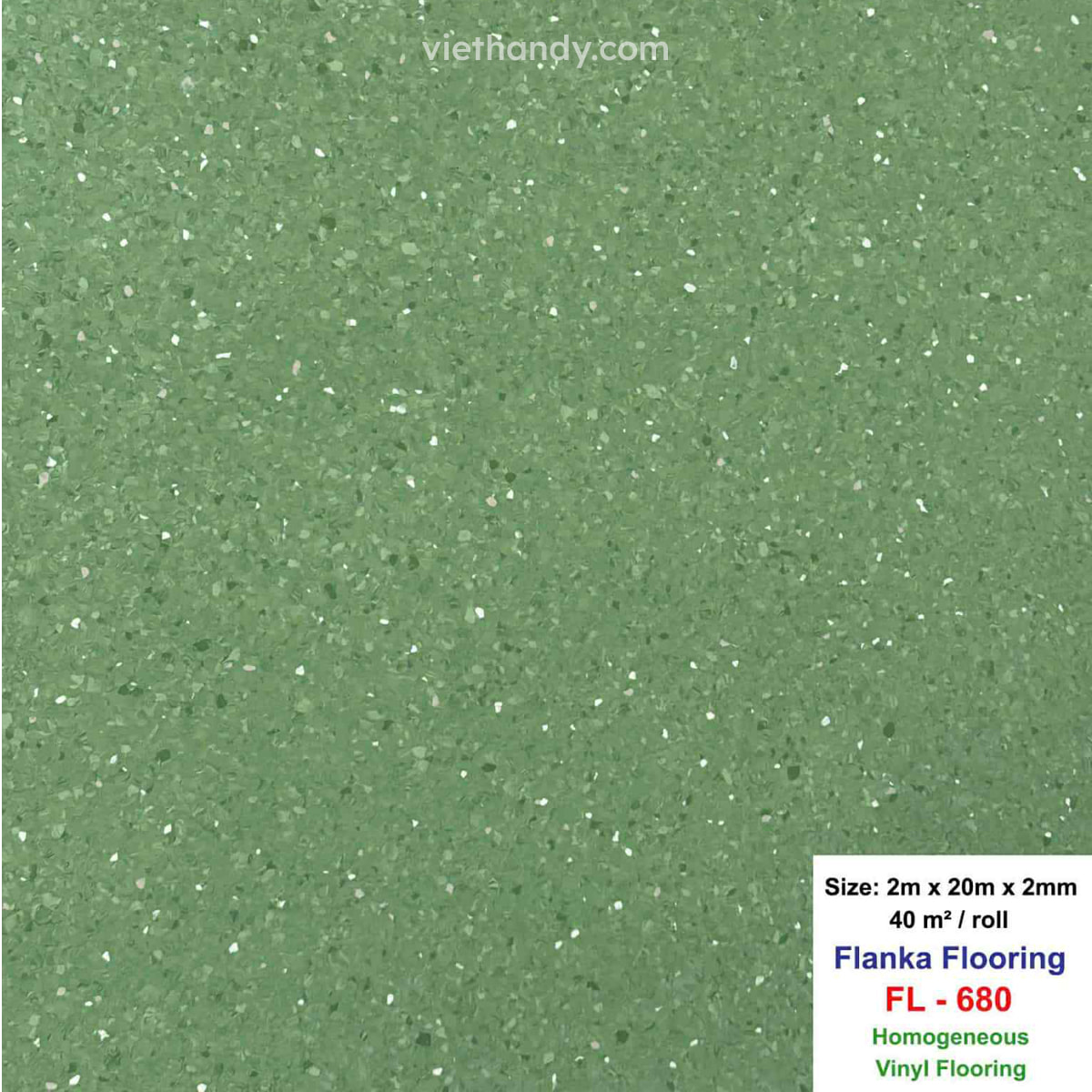 Sàn vinyl kháng khuẩn 2mm FL-680 FLANKA