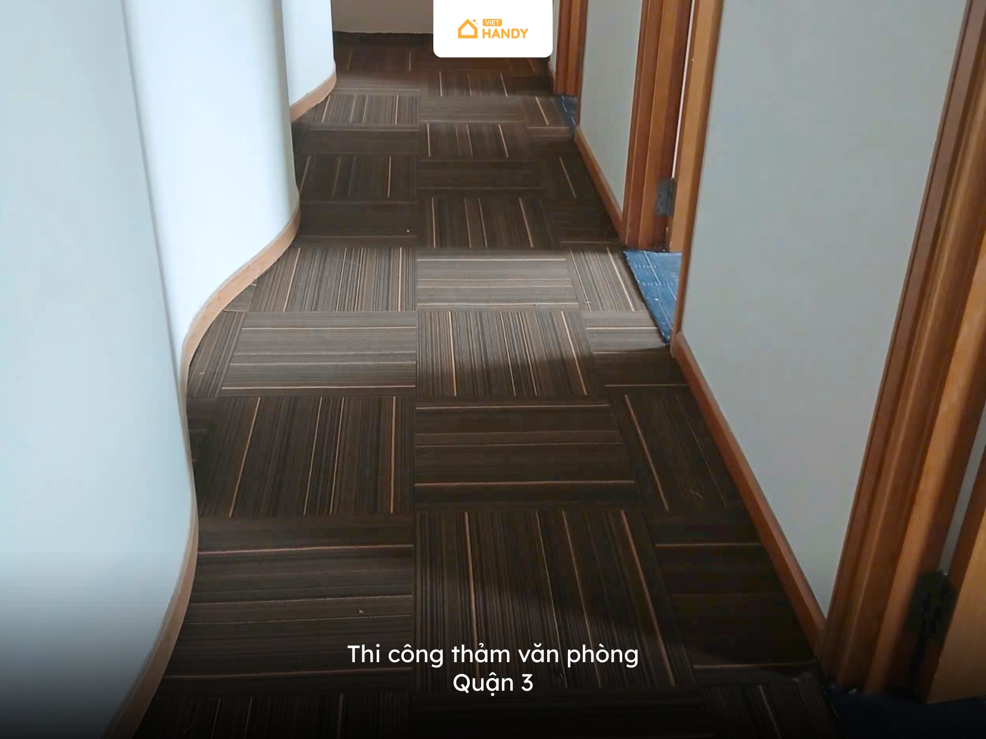 Thi công thảm văn phòng quận 3
